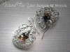 Handrafted jewelry: Marlene's Crystal Earrings