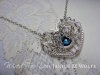 Chanel's Gift: Sterling and Fine Silver Pendant with London Blue Topaz Quartz